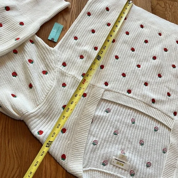 Anthropologie Maeve Embroidered Sweater Top NWT Size 3X - Picture 6 of 14